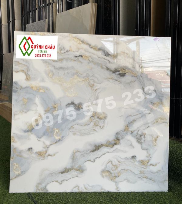 Gạch lát nền 80x80 bóng kính vân đá quện đẹp cao cấp giá rẻ 3958