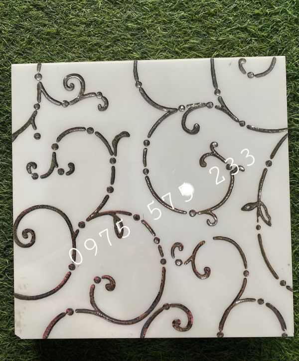 Gạch nhũ vàng 30x30 trắng ánh kim cao cấp