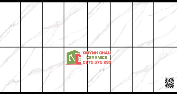 Gạch ốp tường ấn độ 30x60 đá bóng trắng vân cao cấp