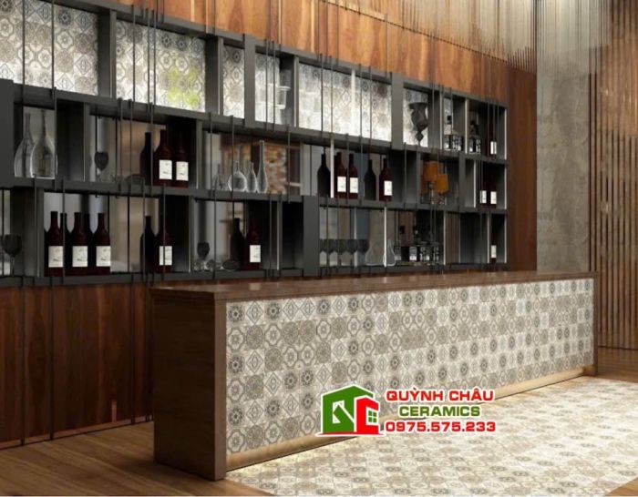 Gạch bông hoa văn 60x60 vitage trang trí