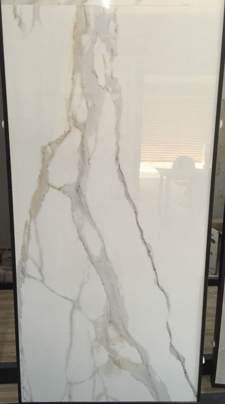 Mẫu gạch lát nền 80x160 ấn độ trắng vân mây bóng kiếng cao cấp 3078