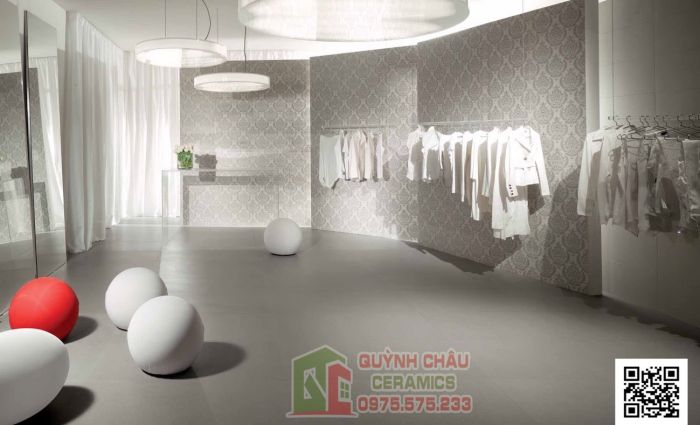 Gạch Italia 60x60 xám mờ vân sọc cao cấp