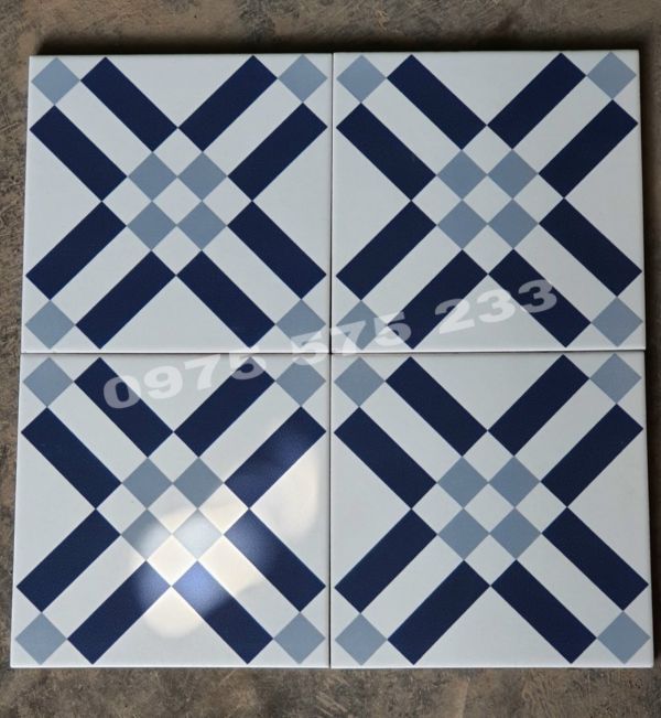 Gạch bông mẫu mới 20x20 trung quốc cao cấp