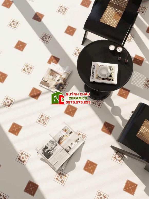 Gạch bông lát nền phòng khách 30x30 cm