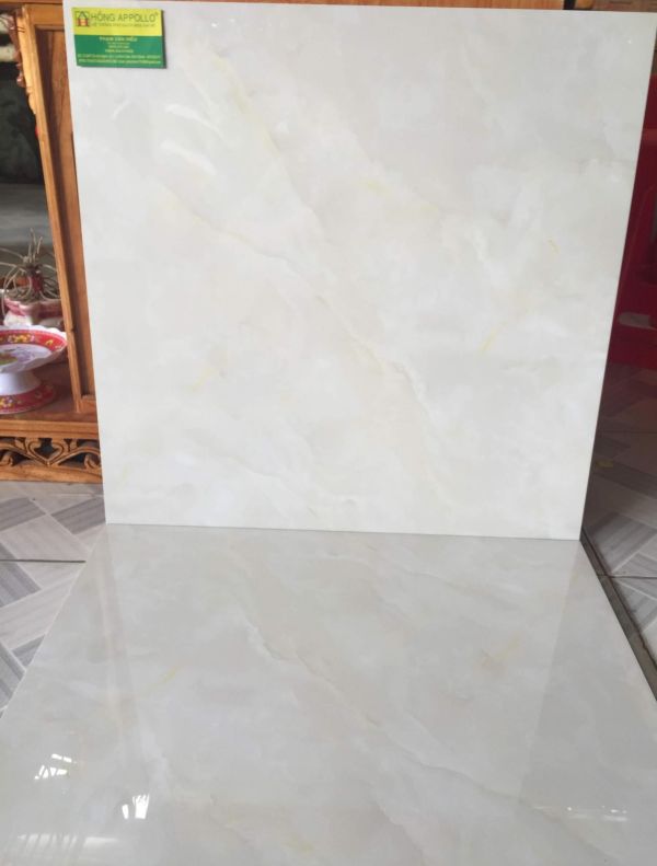 Gạch lát nền giá rẻ 60x60 bóng  kiếng cmc 65012