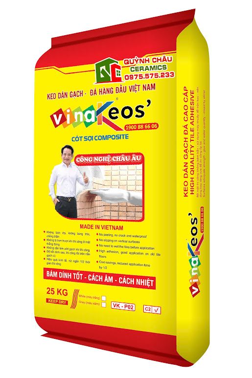 Keo dán gạch khổ lớn chuyên dụng bám dính tốt