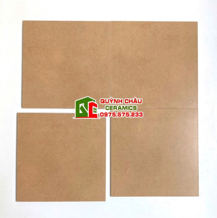 Gạch bông 30x30 giả cổ màu cam mờ