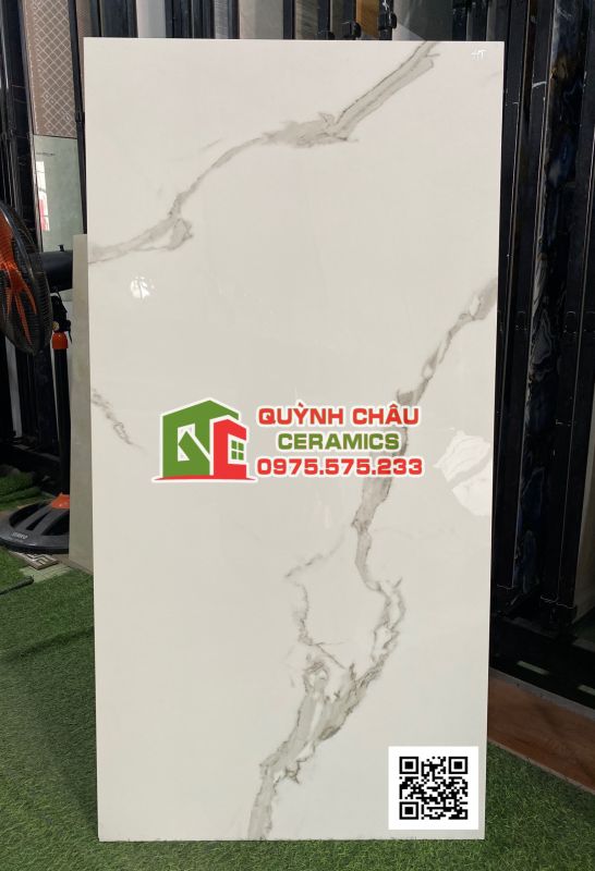 Gạch 60x120 trắng vân đá marble vân tự nhiên không trùng lặp