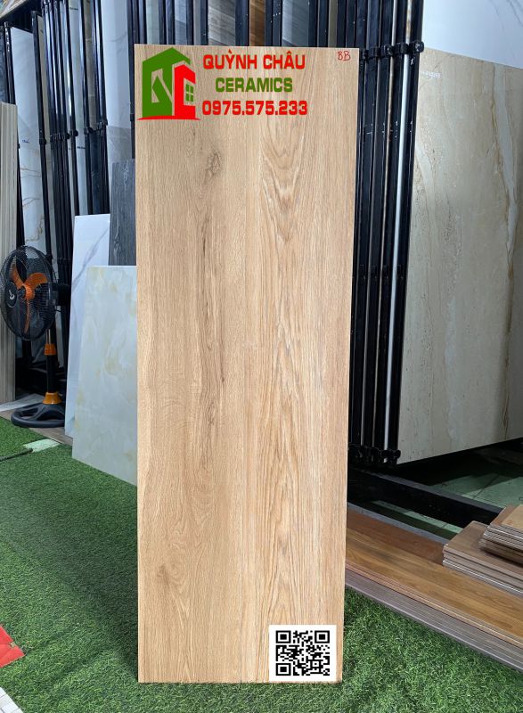 Gạch giả gỗ 20x120 màu vàng mài cạnh đá đồng chất trung quốc