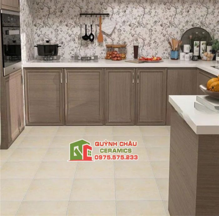 Gạch bông 30x30 giả cổ màu cam mờ