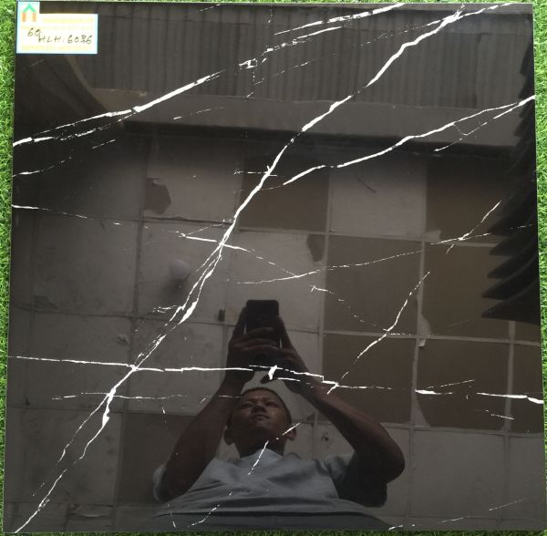 Giá gạch granite 60x60 trung quốc đen vân trắng HLH6036 2856