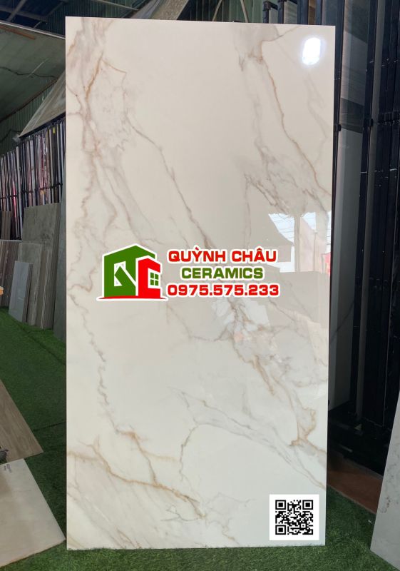 Gạch cao cấp 80x160 ấn độ mặt men tráng kính siêu bóng 4718
