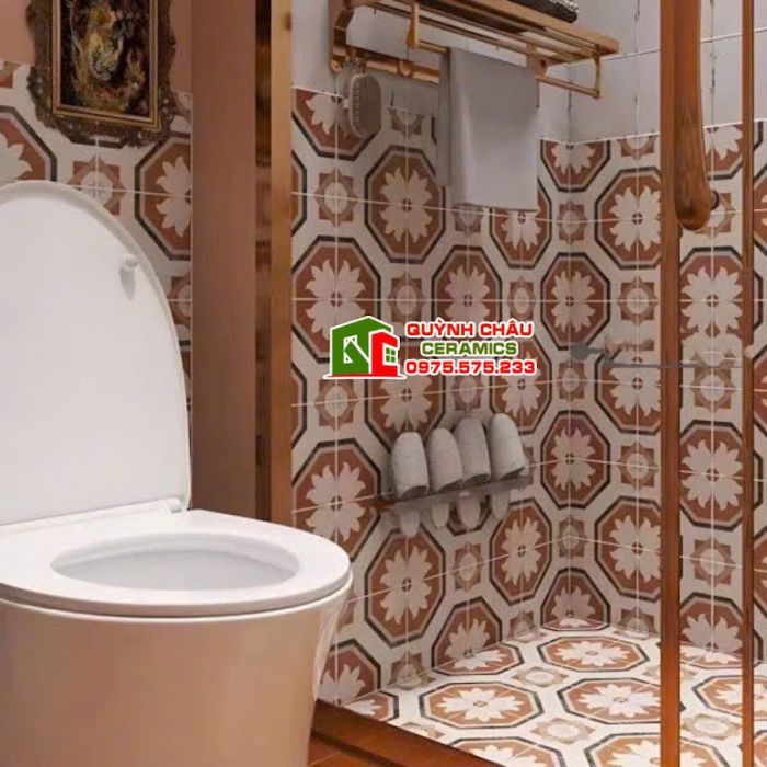 Gạch bông lát nền hoa văn giả cổ 30x30 cm