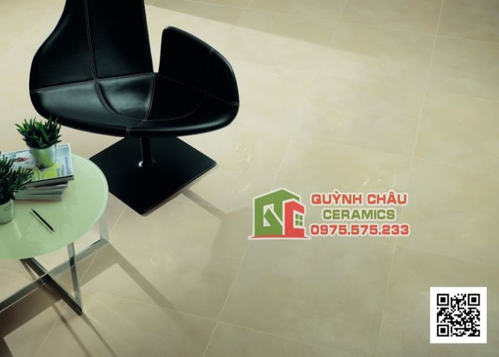 Gạch Italia 60x60 màu đất nung hiệu ứng mờ cao cấp