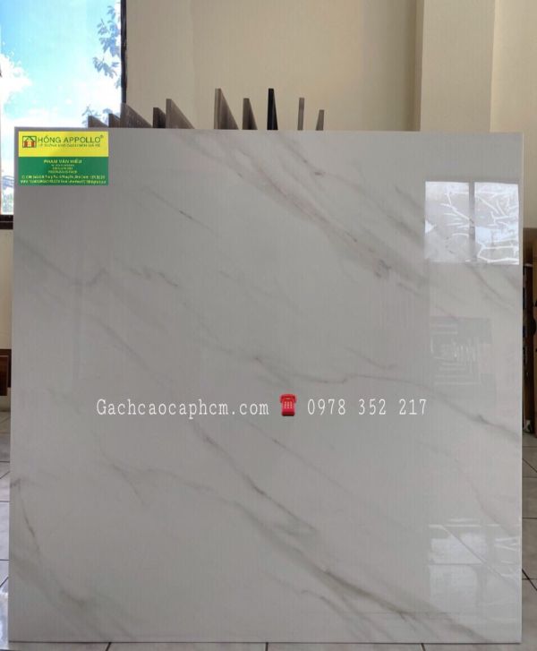 Gạch granite 1000x1000 trắng vân khói trung quốc