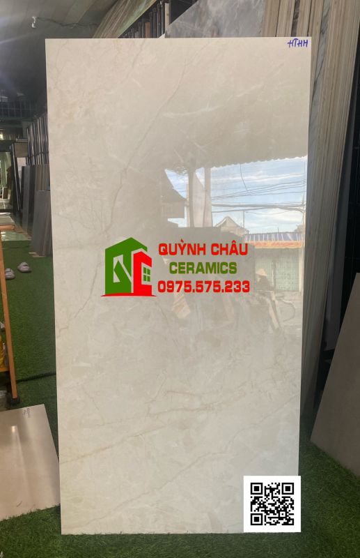Gạch ốp lát 60x120 ấn độ vân đá siêu bóng High Glossy