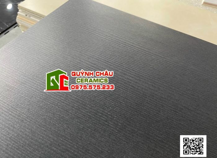 Gạch Italia 60x60 mờ xám tối màu vân sọc xước đá đồng chất cao cấp