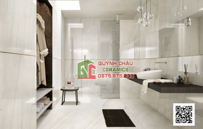 Gạch Italia Ý 89x179 màu xám bóng cao cấp