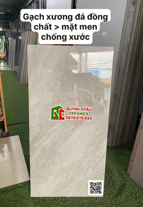 Gạch ốp tường bóng 40x80 men chống xước đá đồng chất trung quốc cao cấp