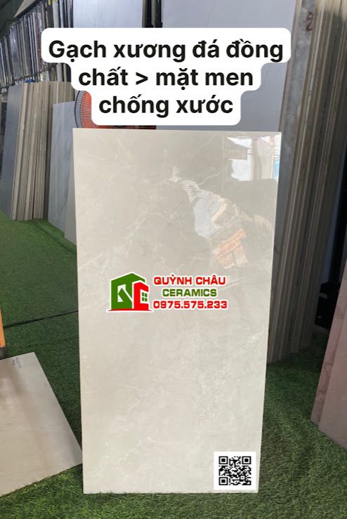 Gạch trung quốc 40x80 bóng chống xước đá đồng chất