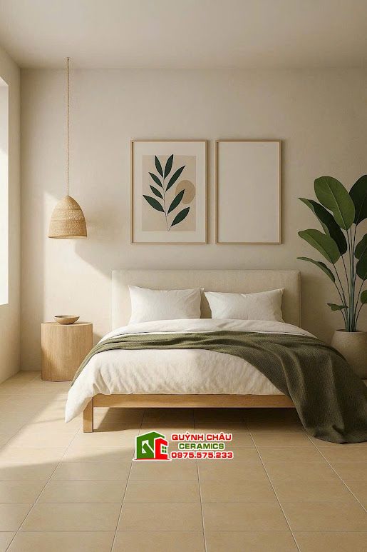 Gạch bông 30x30 giả cổ màu vàng đất