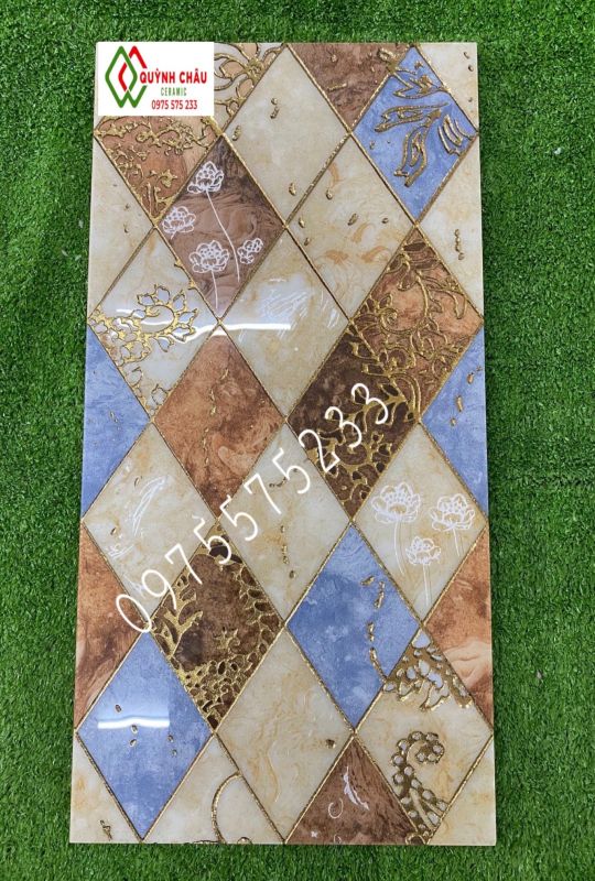 Gạch trang trí ốp tường 30x60 nhũ vàng ánh kim đẹp ts