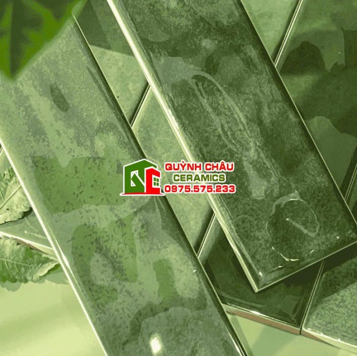 Bộ sưu tập gạch thẻ trang trí 6x40cm gợn sóng hiệu ứng