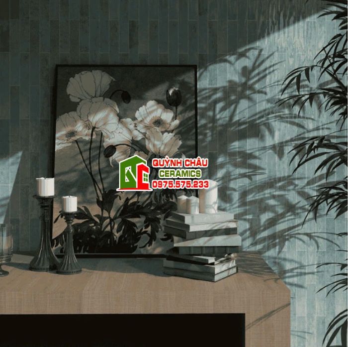 Bộ sưu tập gạch thẻ trang trí 6x40cm gợn sóng hiệu ứng