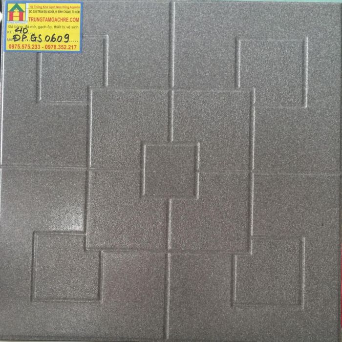 ĐÁ 400X400 LÁT NỀN NHÀ ĐỂ XE , SÂN THƯỢNG.GS0609