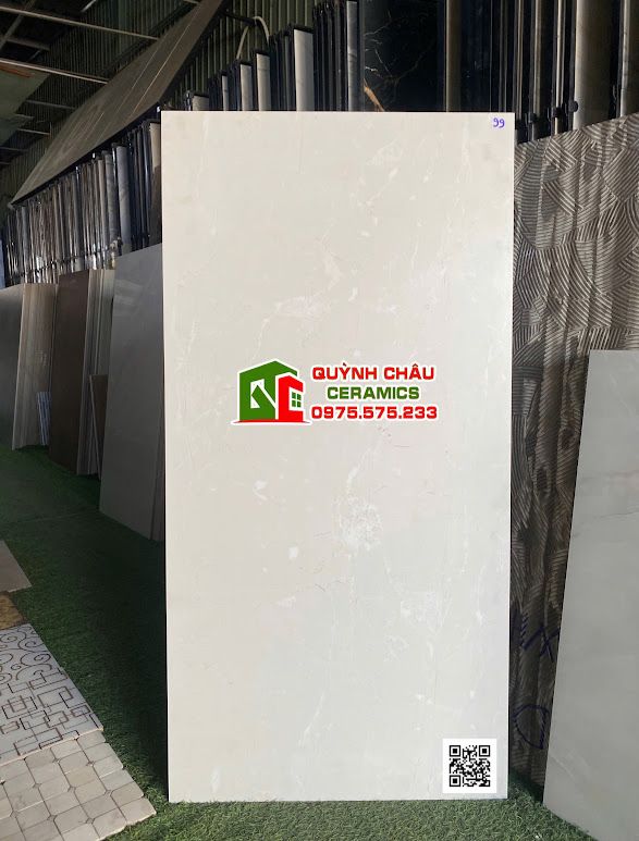 Gạch 60x120 kem nhạt mờ mịn baby skin