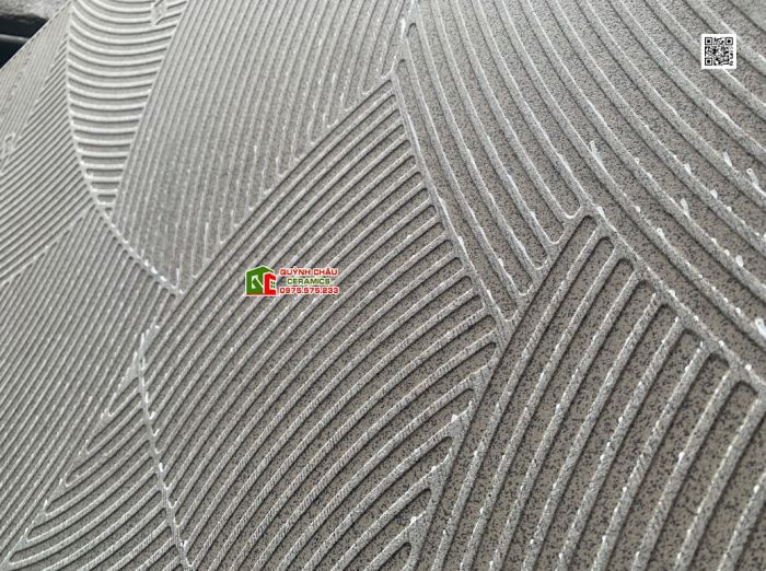 Gạch granite 60x120 Travertine vân đá xám sáng bóng kiếng