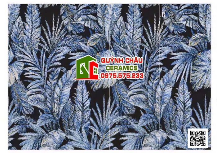 Gạch tranh giả mosaic ốp tường 80x260 trang trí