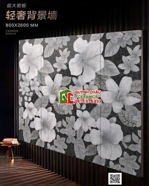 Gạch 80x260 tranh mosaic nổi 5D đẹp