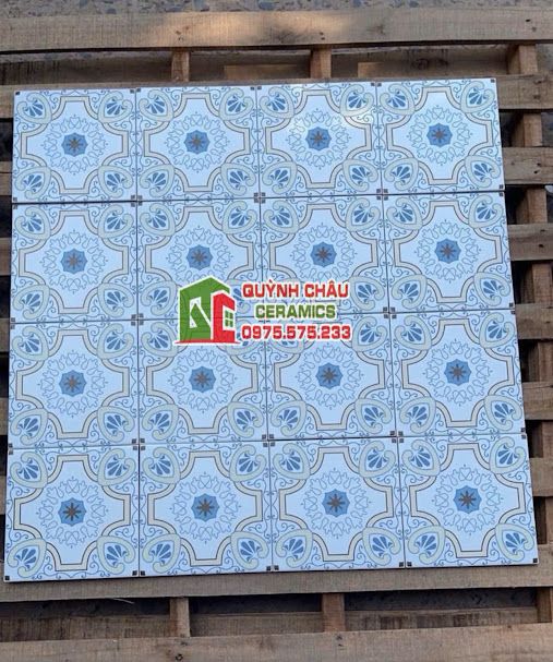 Gạch bông 20x20 hoa văn xương đá cao cấp