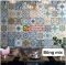 Gạch bông 20x20 mix trộn hoa văn