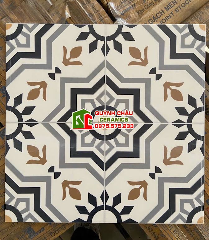 Gạch bông 40x40 ốp lát phòng khách bếp vệ sinh đẹp