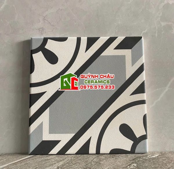 Gạch bông đá porcelain 20x20 hoa văn nhập khẩu