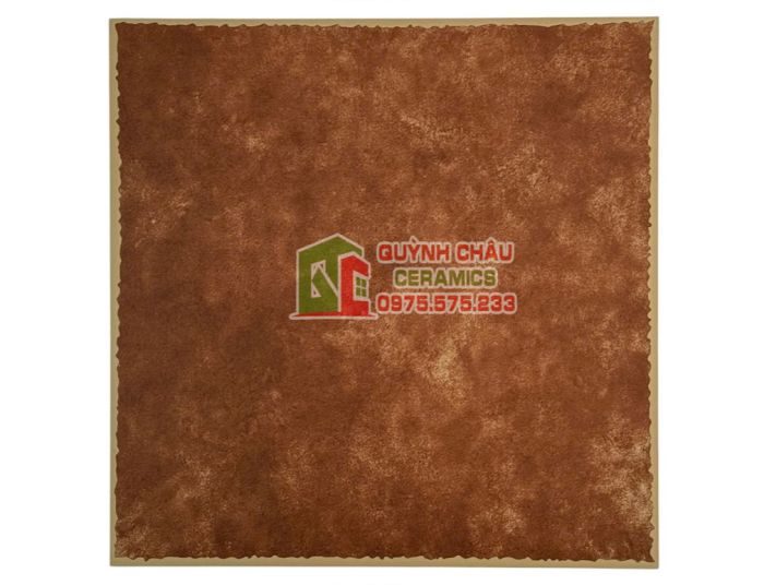 Gạch bông giả cổ 30x30 màu da bò đậm