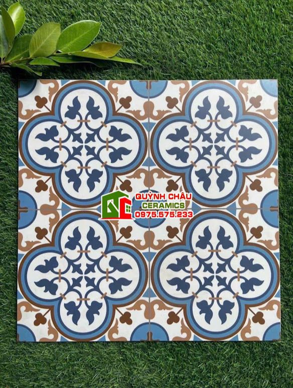 Gạch bông granite 40x40 cổ điển cho không gian xưa