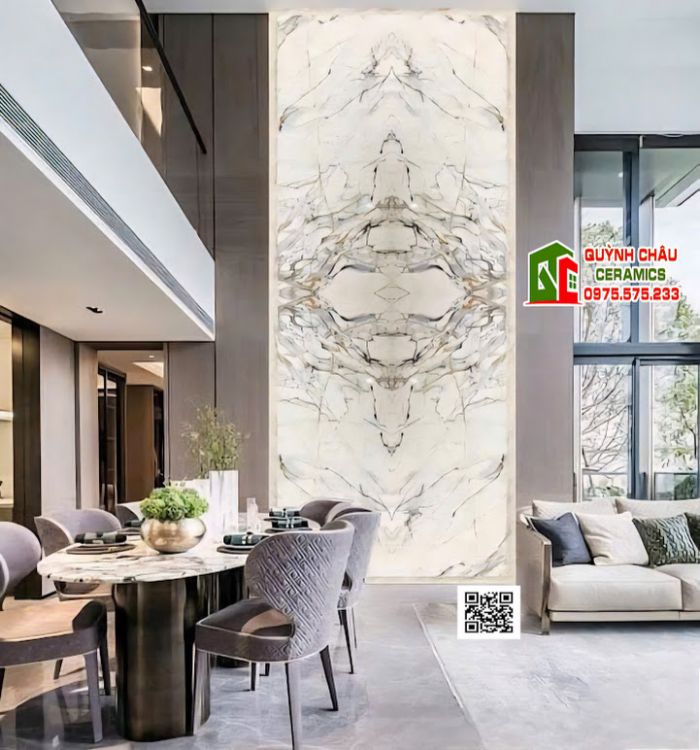 Gạch đá nhân tạo 160x320 tranh vân đối xứng