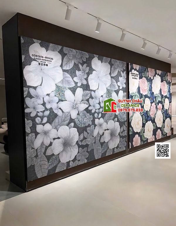Gạch 80x260 tranh mosaic nổi 5D đẹp