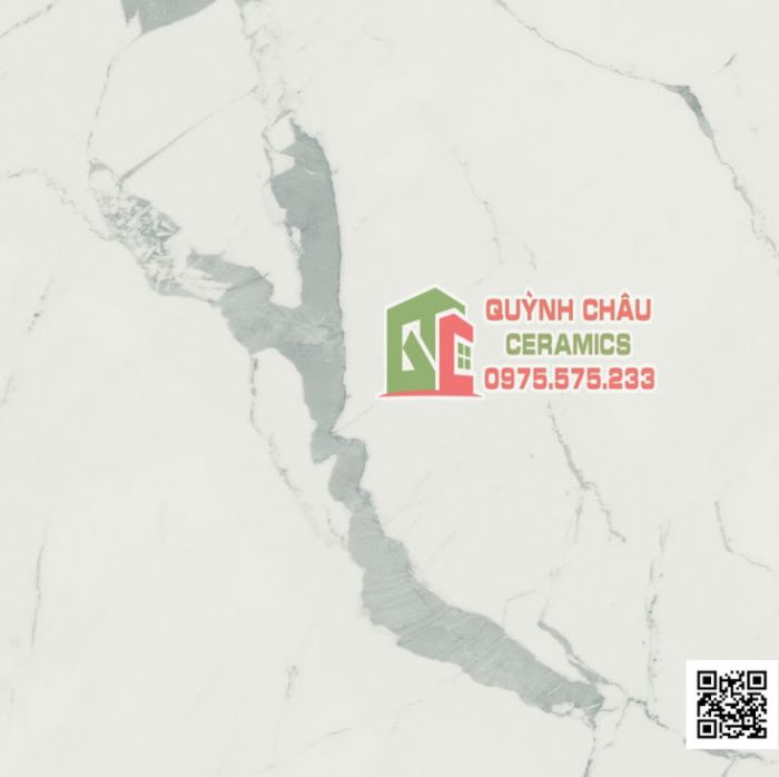 Gạch Italy 75x75 vân đá marble trắng xám bóng kiếng
