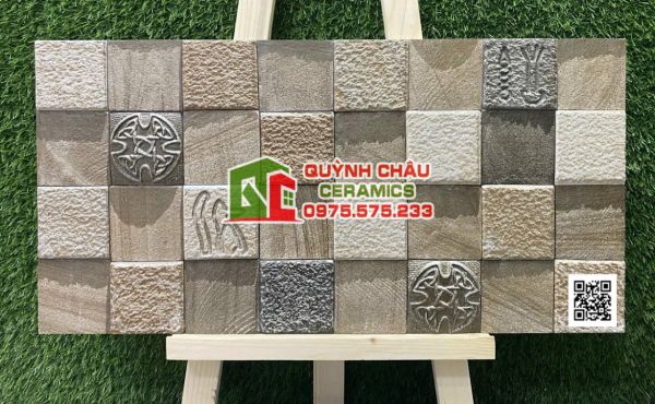 Gạch khuôn nổi 30x60 ốp trang trí ấn độ cao cấp