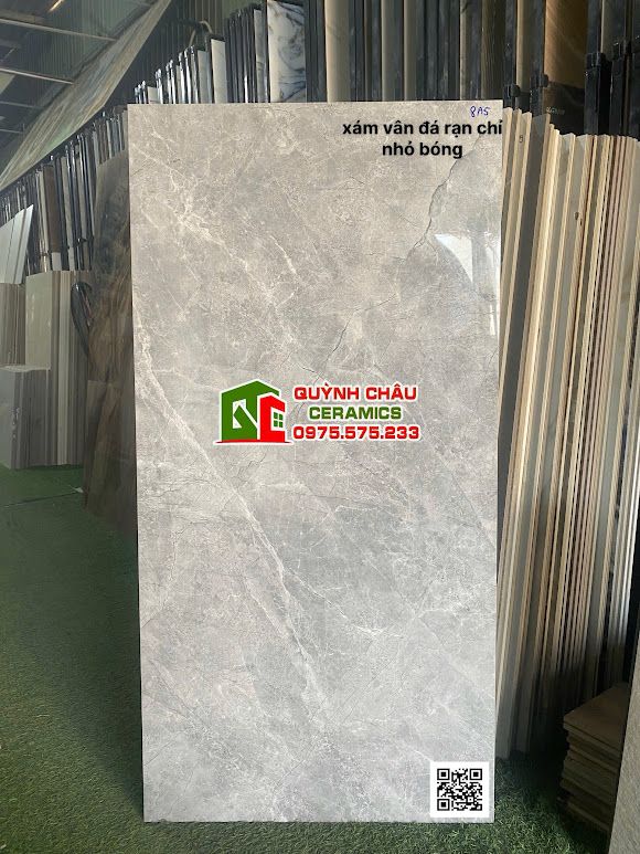 Gạch lát nền 60x120 Viglacera xám vân đá rạn