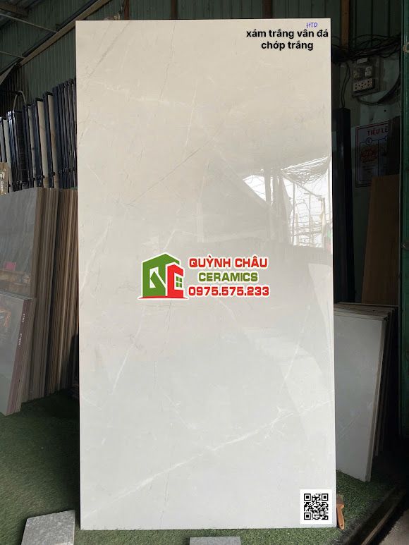 Gạch lát nền 80x160 ấn độ xám trắng vân đá chớp trắng               