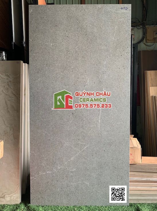 Gạch ốp lát 80x160 terrazzo đá mài xám đậm vân nhuyễn ấn độ