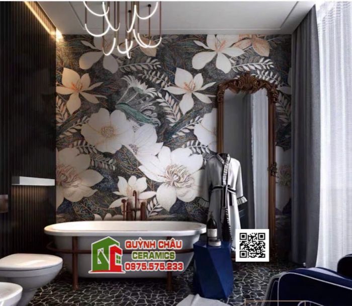 Gạch ốp tường giả mosaic nổi 5D 80x260 cao cấp