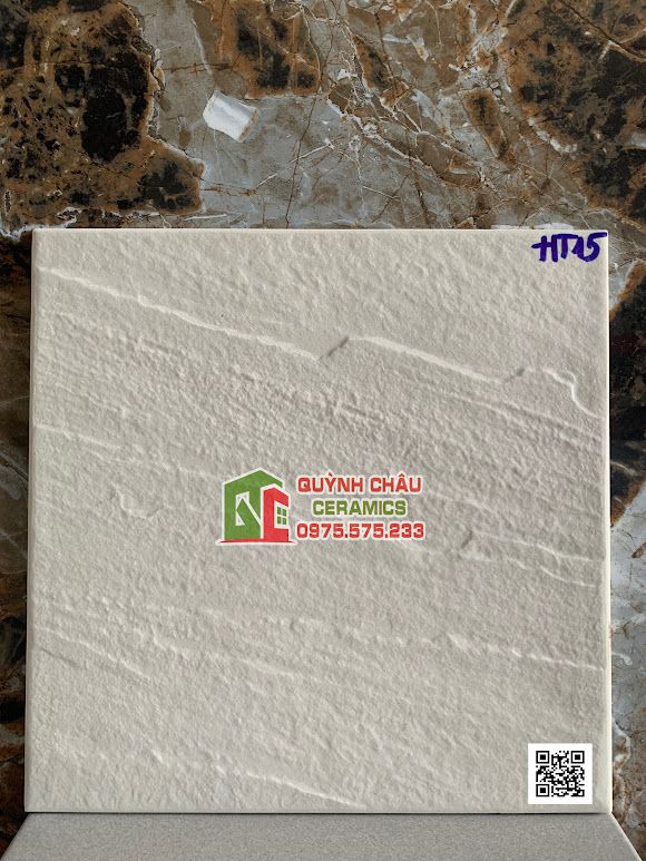 Gạch taicera 30x30 kem nhám sần