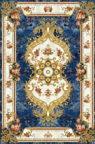 Gạch thảm 3D màu sắc tân cổ điển