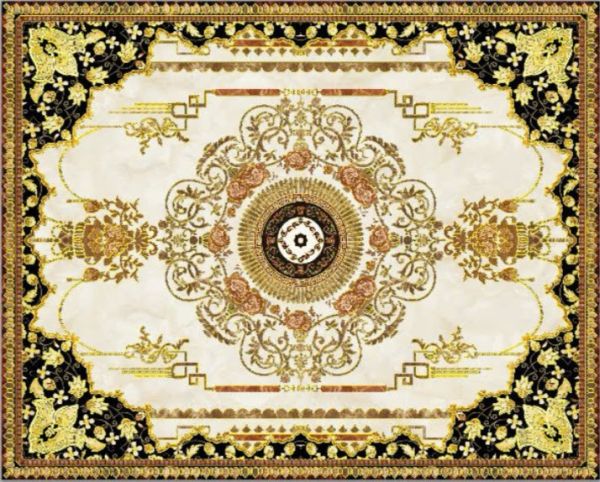 Gạch thảm lát nền hình chữ nhật kim tuyến